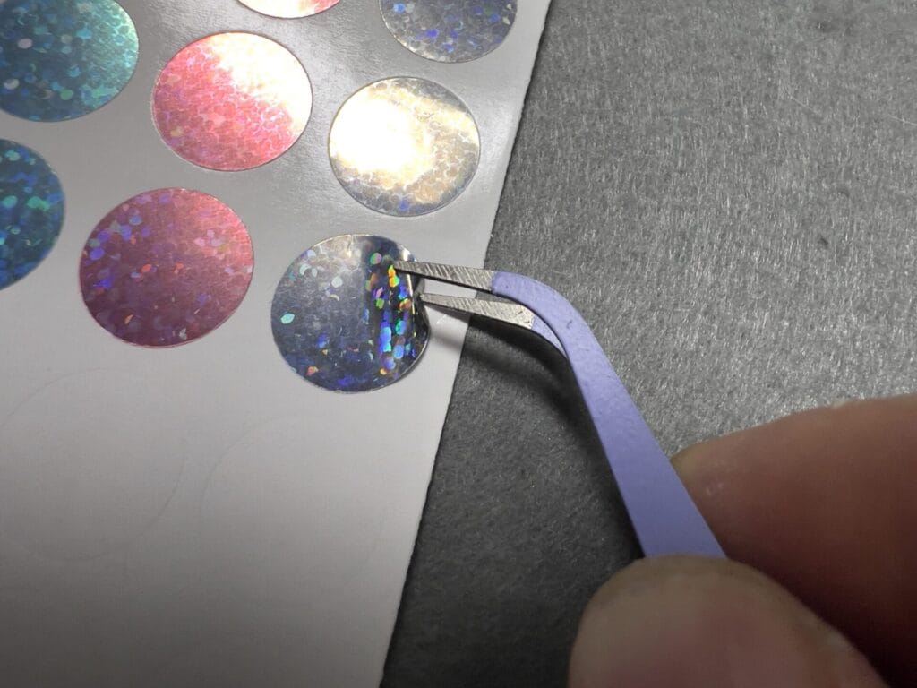 ダイソー　セリア　シール専用ピンセット