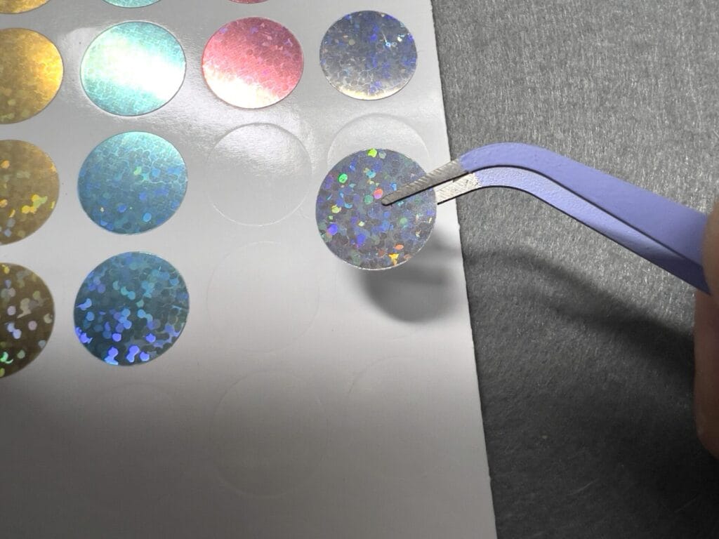 ダイソー　セリア　シール専用ピンセット