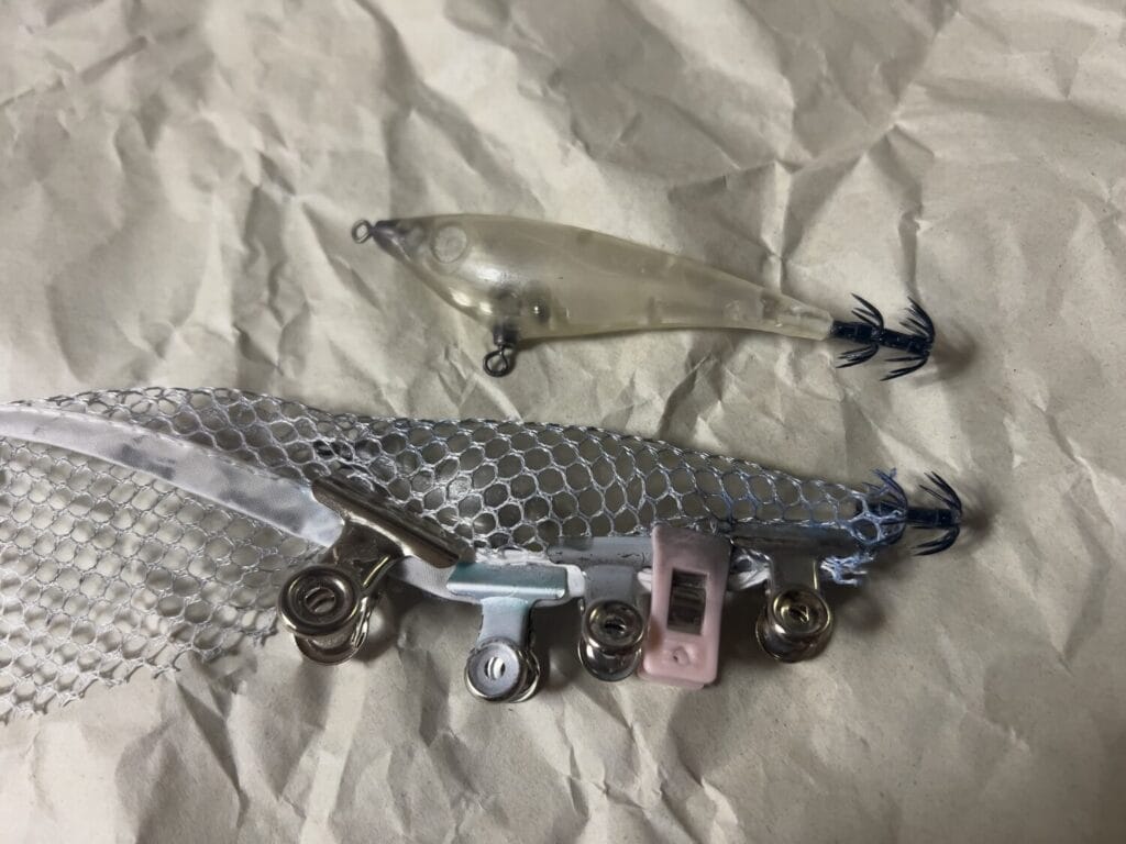 3Dプリンターで作ったコウイカ用スッテ