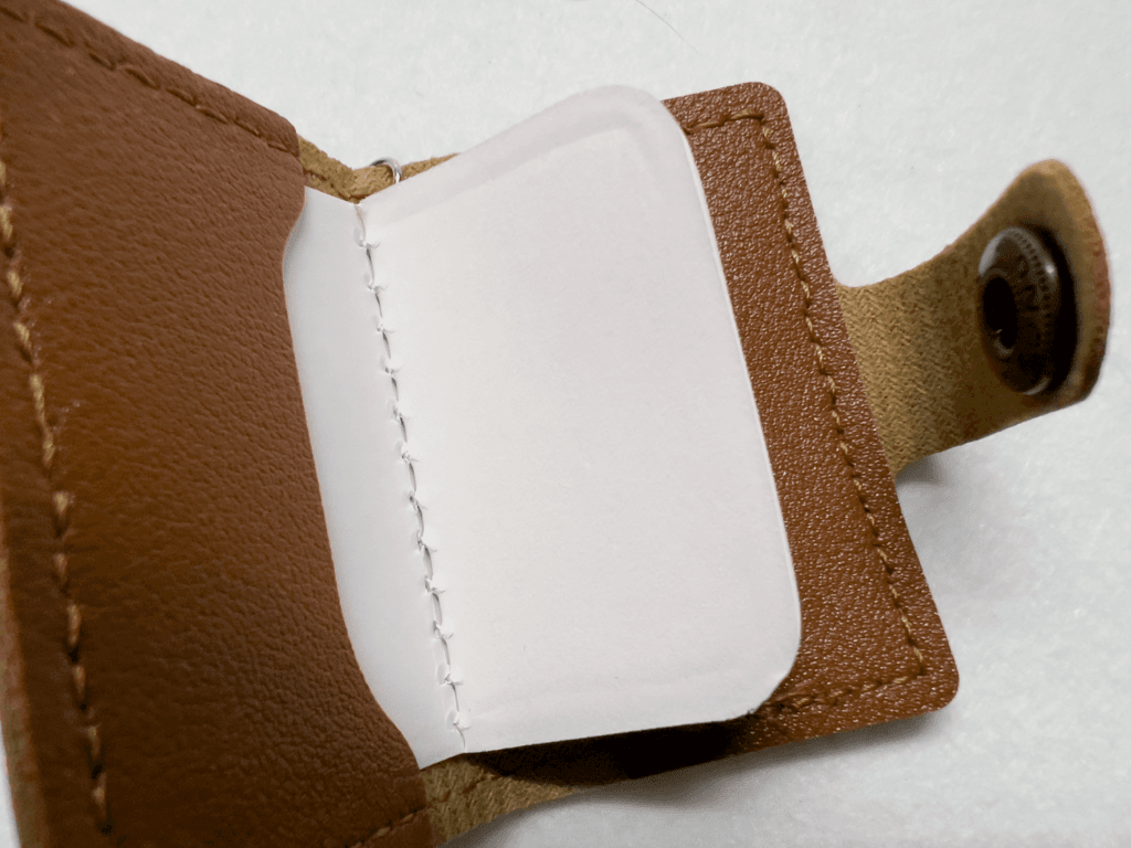 セリア　ミニメモ帳ノート風ストラップ付