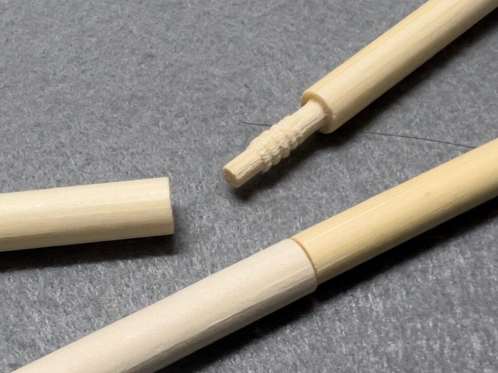 ダイソー　つなげて使える竹丸箸