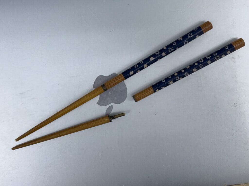 ダイソー　つなげて使える竹丸箸